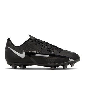 Nike Jr Phantom GT2 Club MG/FG Youth Soccer Cleats Size 5Y Black/Metallic/Silver